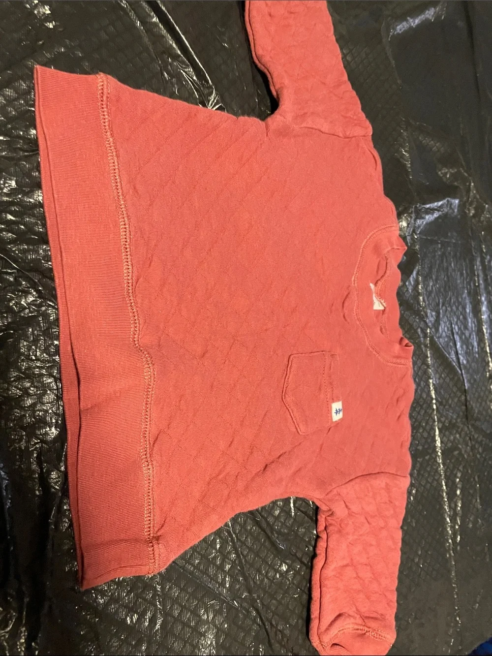 Kids Quilted rusted redSweatshirt Top